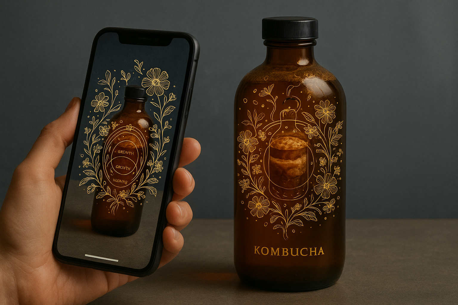 Tea / Kombucha case study image placeholder